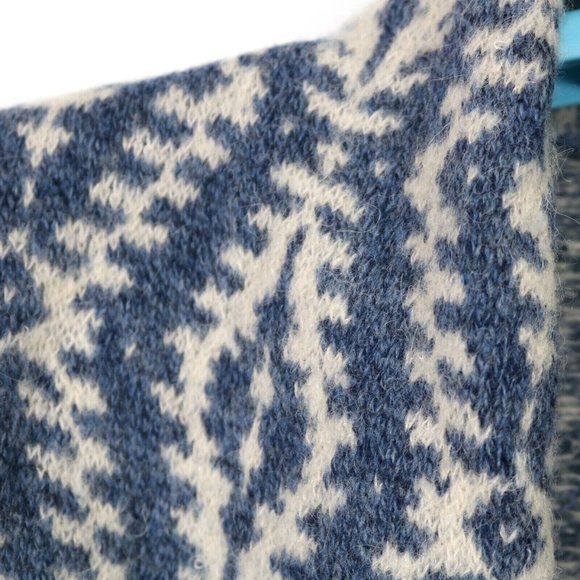 Pendleton‎ Cardigan Sweater Merino Lambs Wool Alpaca Blue M Medium - Picture 9 of 12